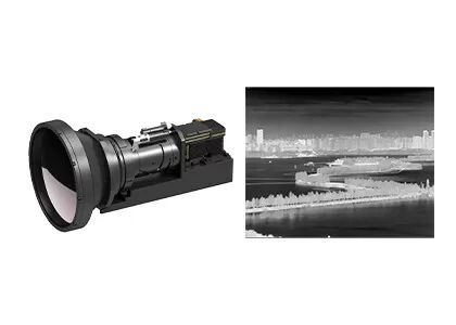 Soğutulmuş Termal Modül 640x512 / 15μm Sürekli Zoom Lens 60~240mm/F4 ile