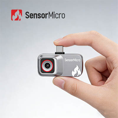 Ultra-compact Plug-in Thermal Camera with 256×192 Resolution and 12μm Pixel Size Microbolometer