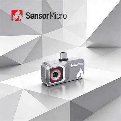 120×90/12μm çözünürlüklü USB2.0 arayüzü ve 3.3V çalışma voltajı olan soğutulmamış LWIR Plug-in Termal Kamera