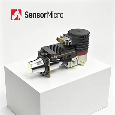 Gaz Kaçağı Tespiti için 320x256 Çözünürlüklü ve 30µm Piksel Boyutlu Soğutmalı Optik Gaz Görüntüleme LWIR Kamera Modülü